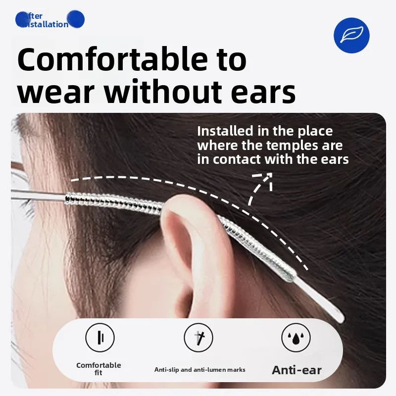 Silicone Anti-Slip Glasses Ear Hooks