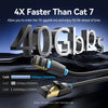 Cat8 Ethernet Cable – 40Gbps High-Speed Network Patch Cord