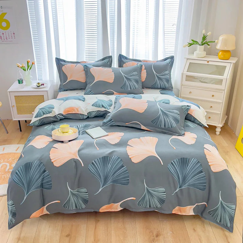 Brushed Polyester Duvet Cover with Matching Pillowcases