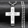 Goldenes Edelstahlkreuz-Anhänger