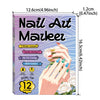 3D Nail Art Pens Set with Dual Tips
