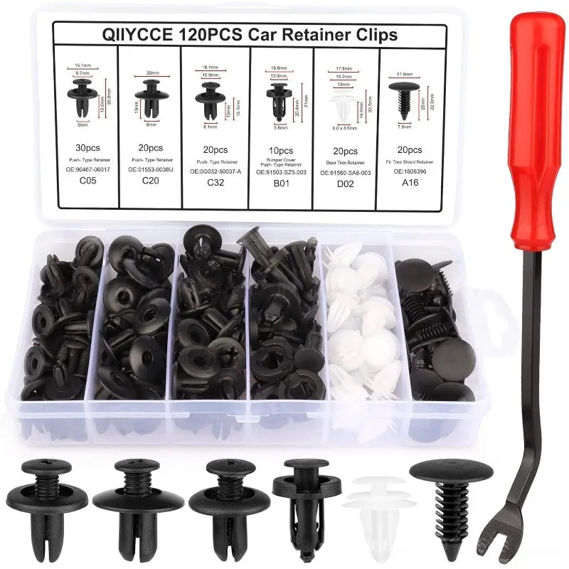 Versatile Automotive Clip and Fastener Assortment Kit