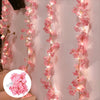Pinker Kirschblüten-Fairy-Lichterkette