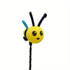 Cute Smiling Bee Car Antenna Toppers (Set of 2)