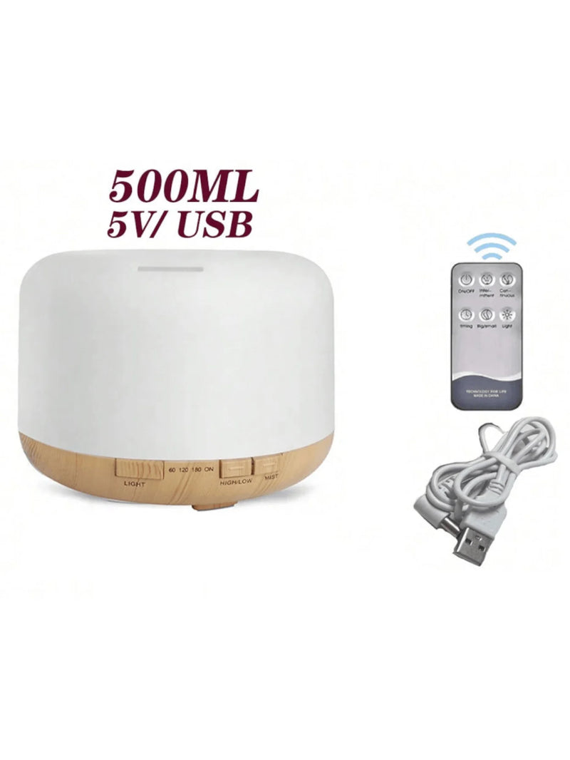 500ml Ultrasonic Essential Oil Diffuser with Remote Control