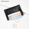 Slim Crocodile-Textured Cardholder Wallet