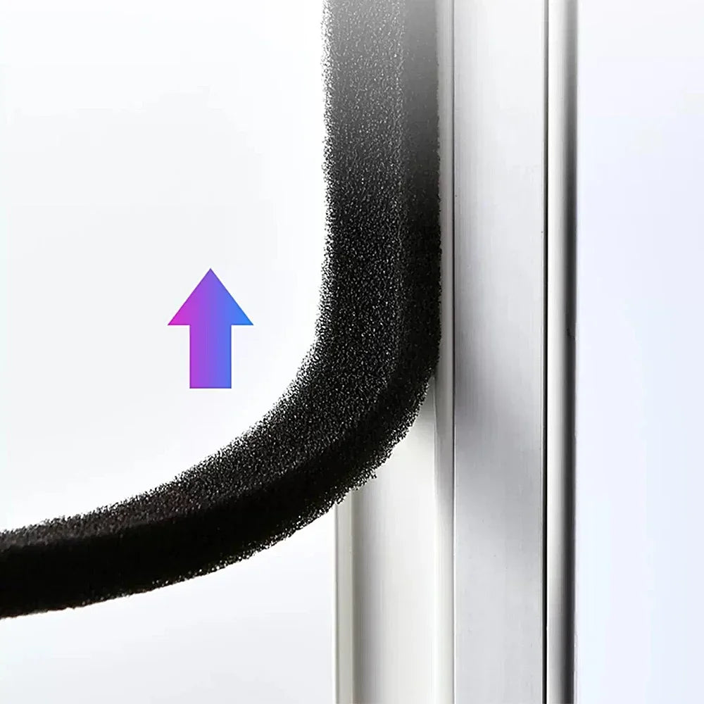 Self-Adhesive Foam Weather Stripping for Doors and Windows