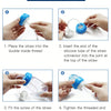 Hands-Free Self-Feeding Baby Bottle with Straw Brush (150ml)