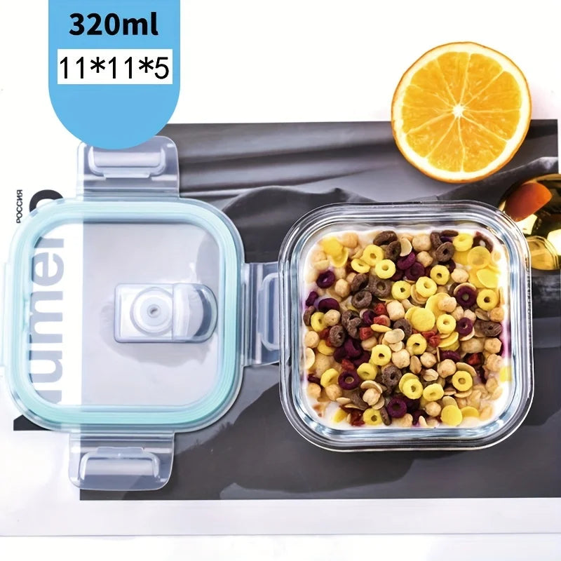 Airtight Glass Food Storage Containers with Lids