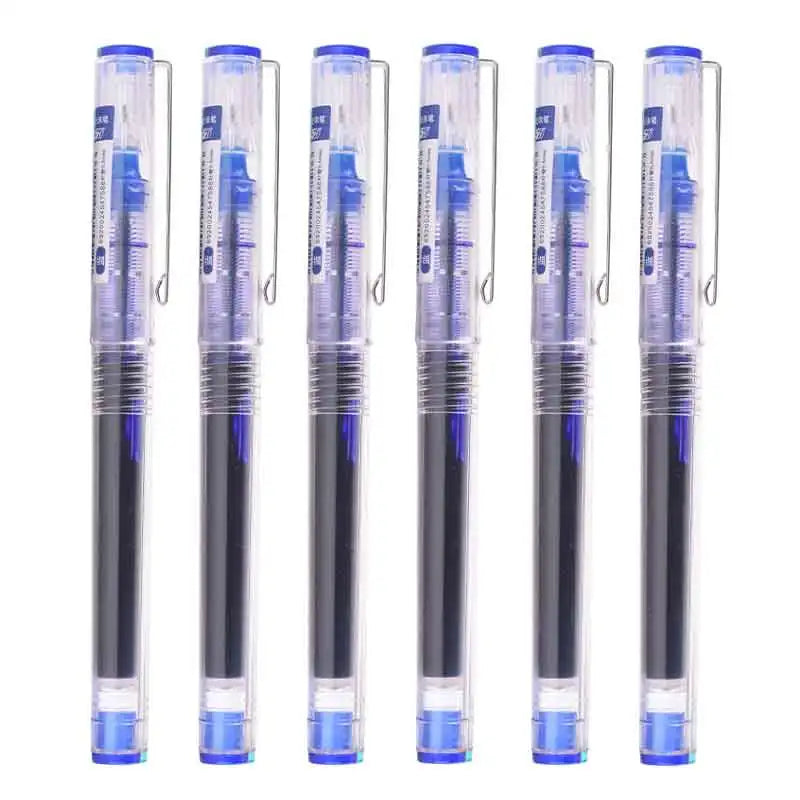 Smooth 0.5mm Gel Pens for School and Office – Set of 6