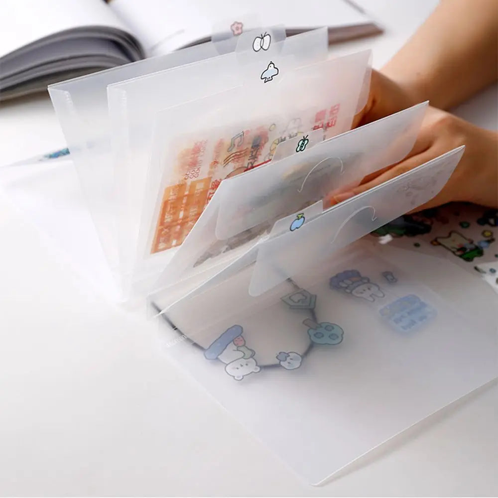 Clear Storage Book for Stickers and Documents