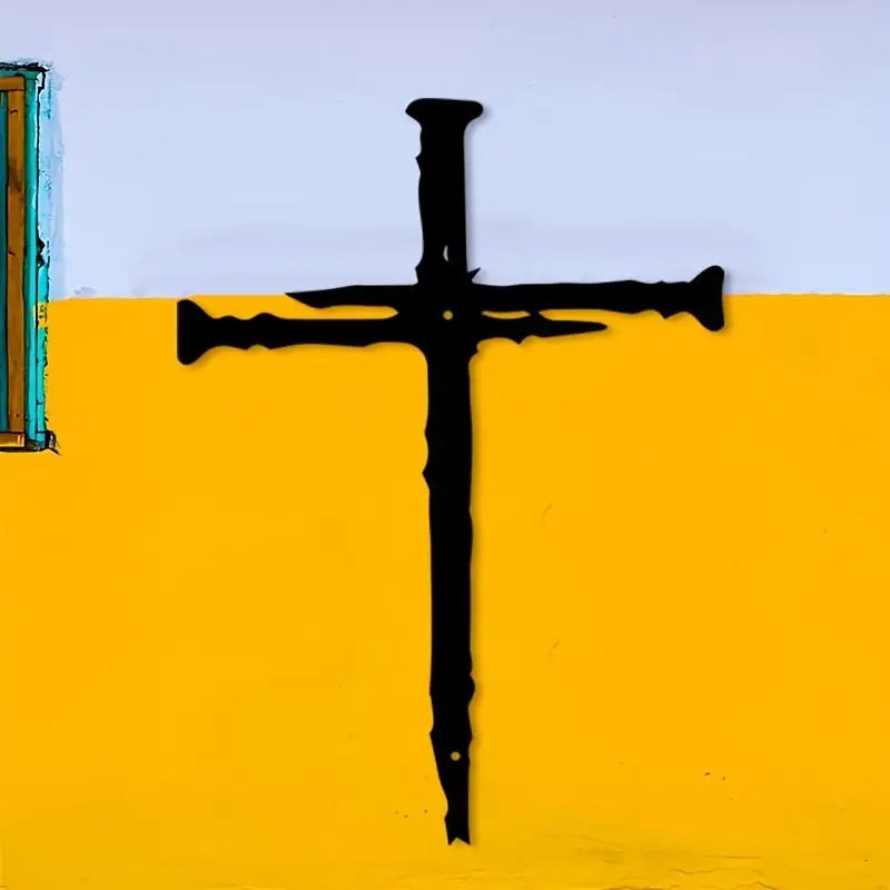 Elegant Metal Cross Wall Art for Home and Office