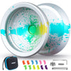 Pro Aluminum Alloy Dual-Function Yo-Yo with Finger Spin Design