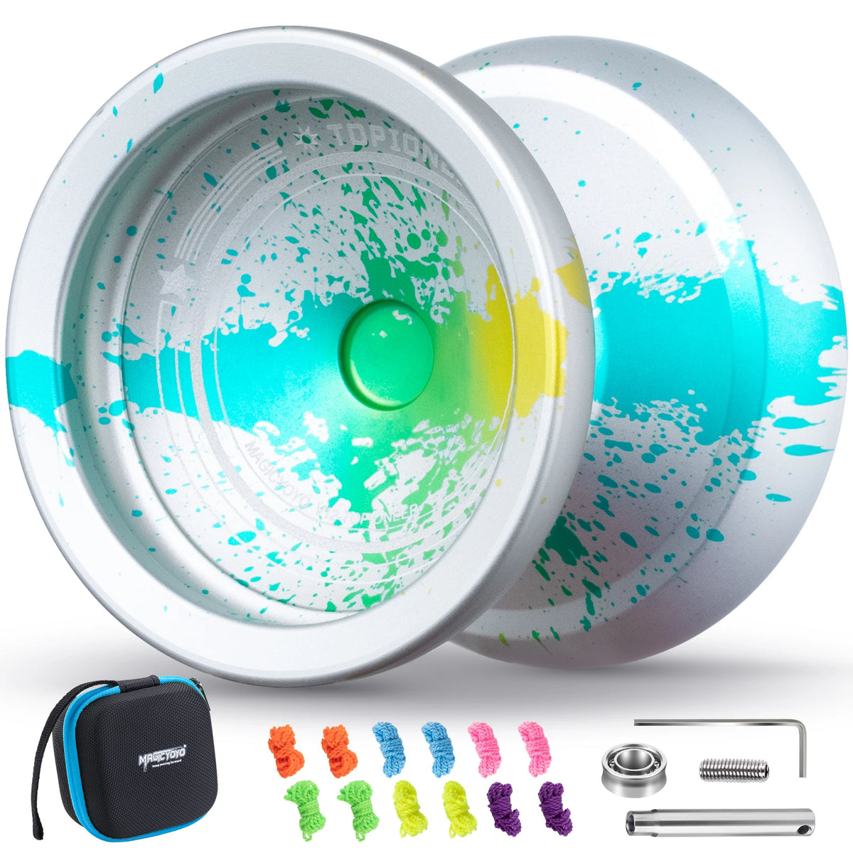Pro Aluminum Alloy Dual-Function Yo-Yo with Finger Spin Design