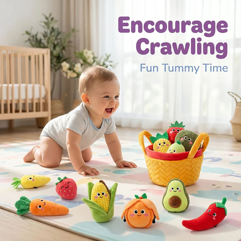 Montessori Carrot Pluck & Sort Sensory Toy Set
