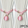 Adjustable French Ball Curtain Tiebacks (Set of 2)