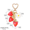 Strawberry Charm Keychain