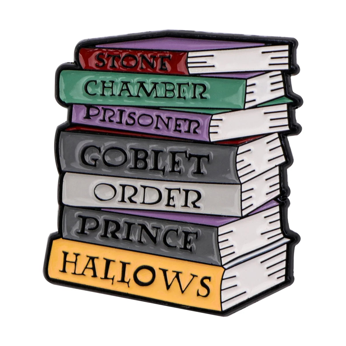 Just One More Chapter Enamel Pin for Book Lovers