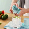 Compact Silicone Ice Cube Tray with Removable Lid