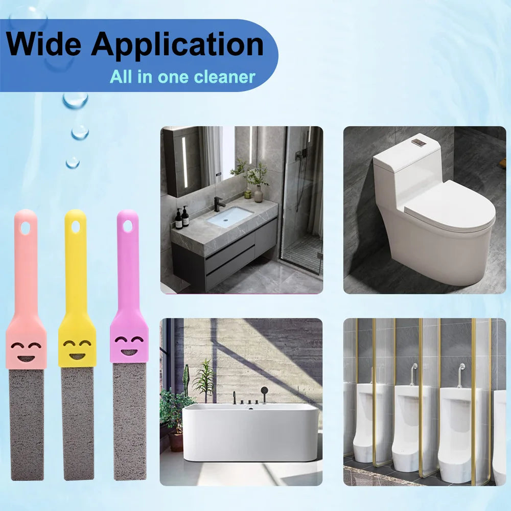 Pumice Stone Cleaning Stick Set for Toilet, Tile, and Sink Stain Removal