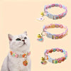 Collier en Dentelle Réglable pour Chat avec Pendentif