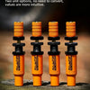 Four All-Top air pressure units in orange and black for PSI and BAR measurements.