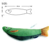 Interactive Fish Catnip Plush Toy with Squeaker