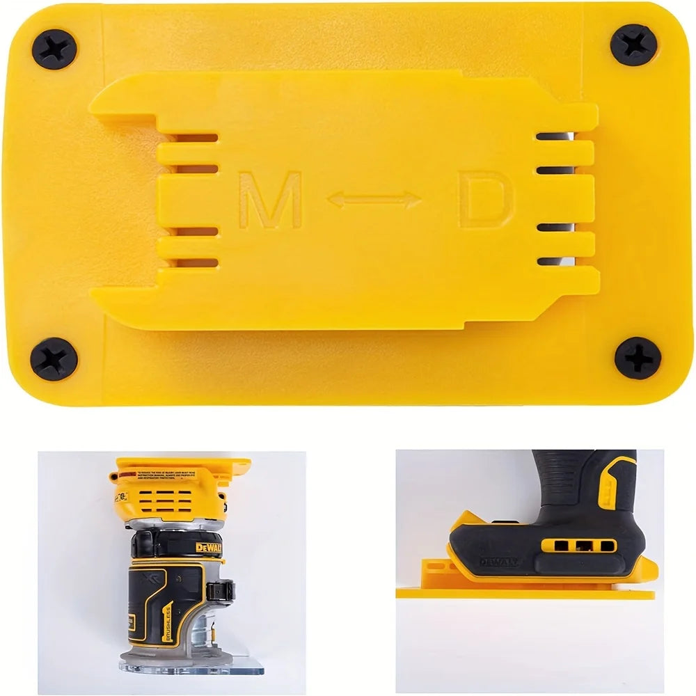 Wall-Mounted Tool Holder Rack for Cordless Power Tools