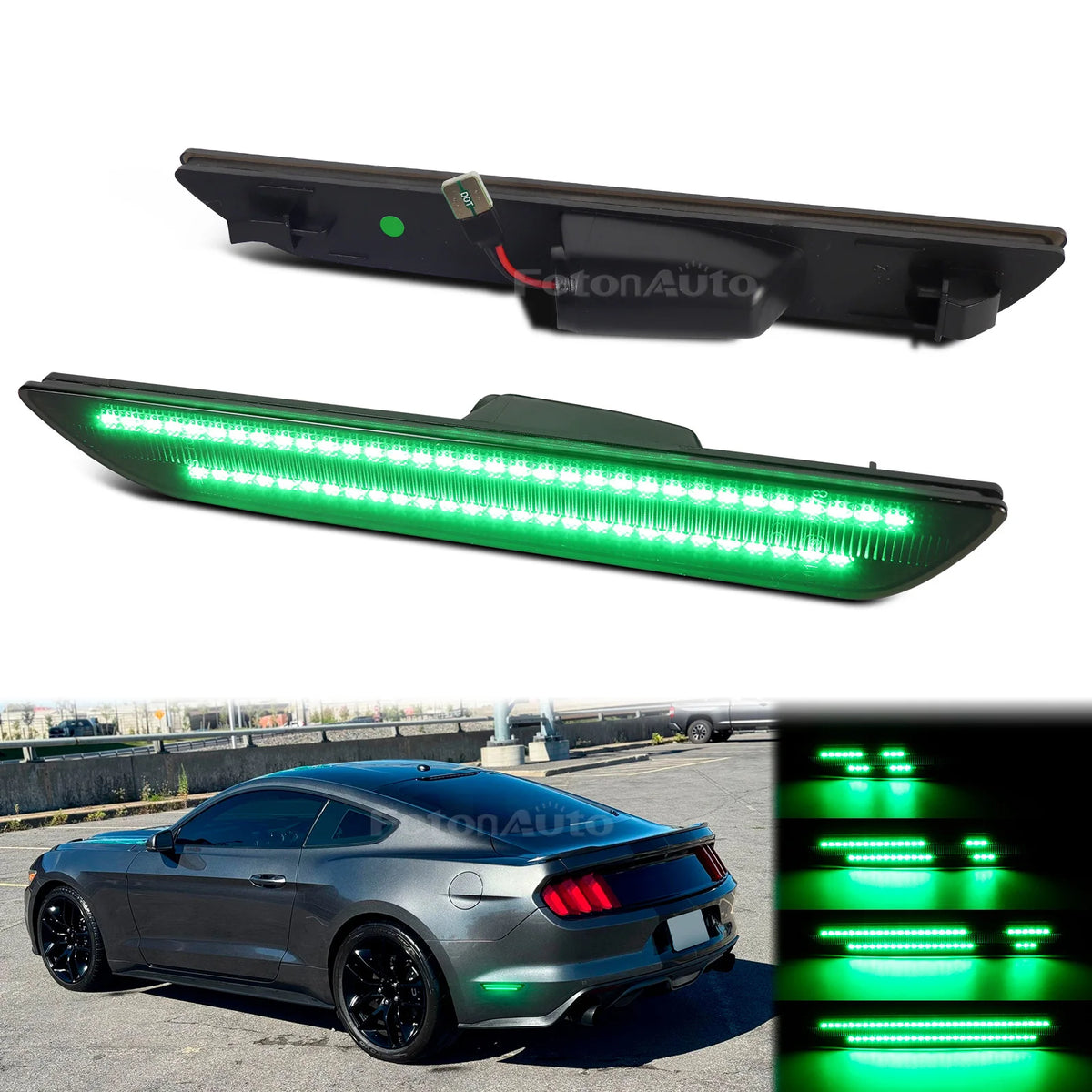 Dynamic LED Side Marker Lights for Ford Mustang 2015-2023