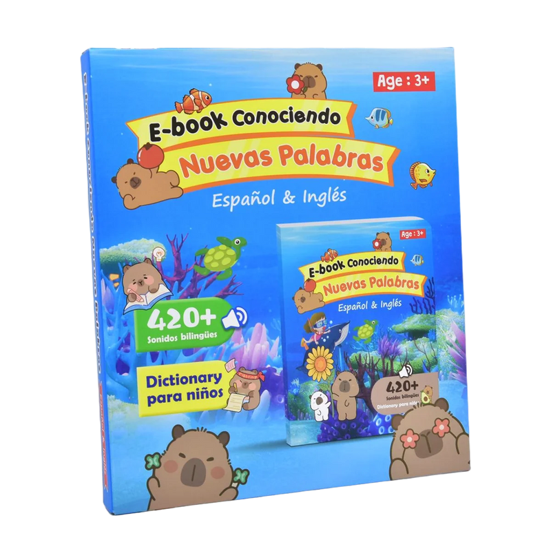 Bilingual Spanish-English Interactive Learning Book for Kids