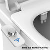 Non-Electric Bidet Toilet Seat Attachment