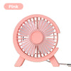Compact USB Rechargeable Desk Fan