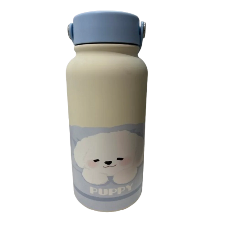 900ml Isolierflasche mit Strohhalm