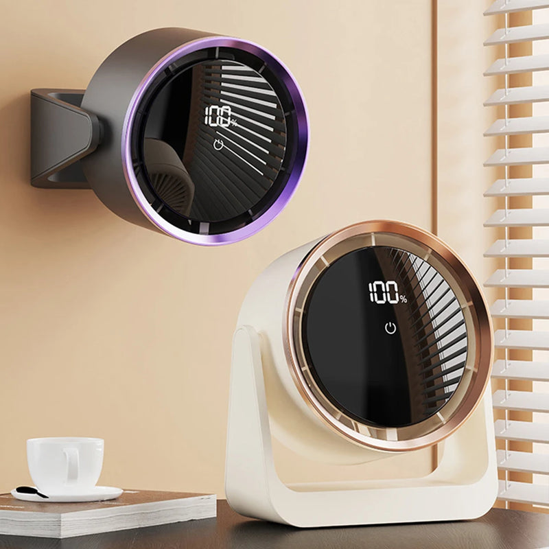 Rechargeable Standing Floor Fan with Remote Control