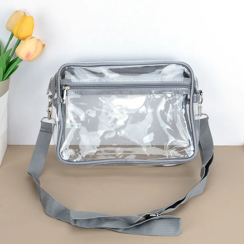 Clear PVC Crossbody Bag