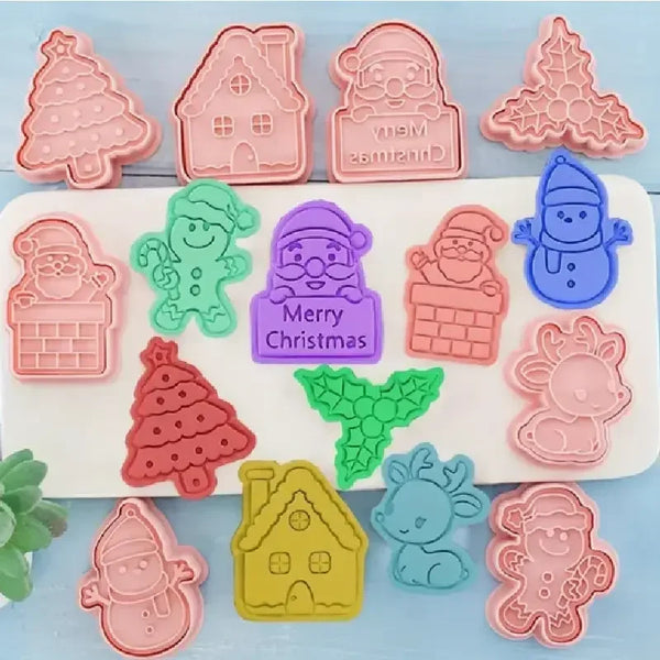 10-Piece Christmas Cookie Cutter Set