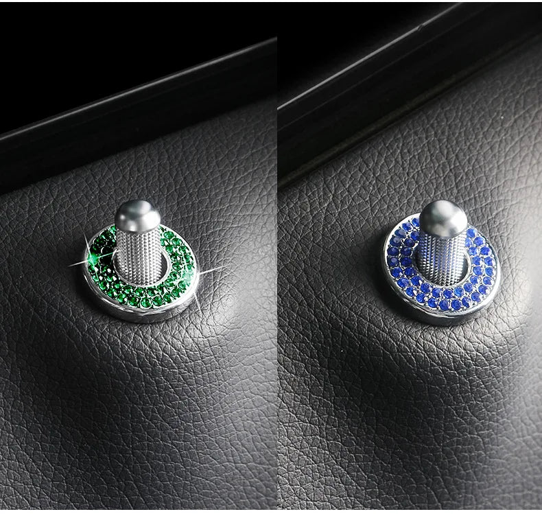 Crystal Car Door Lock Pin Covers for Mercedes-Benz