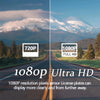 Comparison of 720P and 1080P Ultra HD camera resolution on a scenic road.