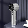 Glittering Diamond Portable Rechargeable Fan