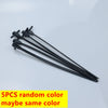 Five replacement ripcord rulers for launcher toys are displayed diagonally on a white surface.