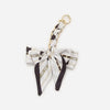 Elegant Bow Chain Bag Strap with Hanging Charm