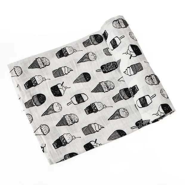 Super Soft Cotton Muslin Baby Swaddle Blanket