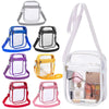 Clear Crossbody Bag – Stadium Approved Transparent PVC Purse