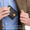 Slim RFID-Blocking Carbon Fiber Wallet
