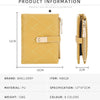 Compact PU Leather Wallet for Women with Card Slots and Coin Pocket