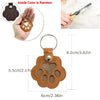 PU Leather Pet Memorial Keychain