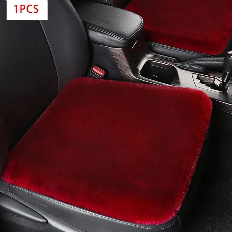 Plush Rabbit Fur Car Seat Cushion