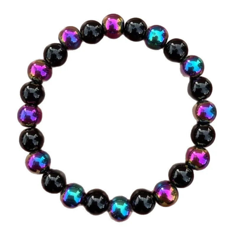 Bohemian Rainbow Obsidian Agate Bracelet