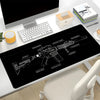 Large Gaming Mouse Pad with Non-Slip Rubber Base