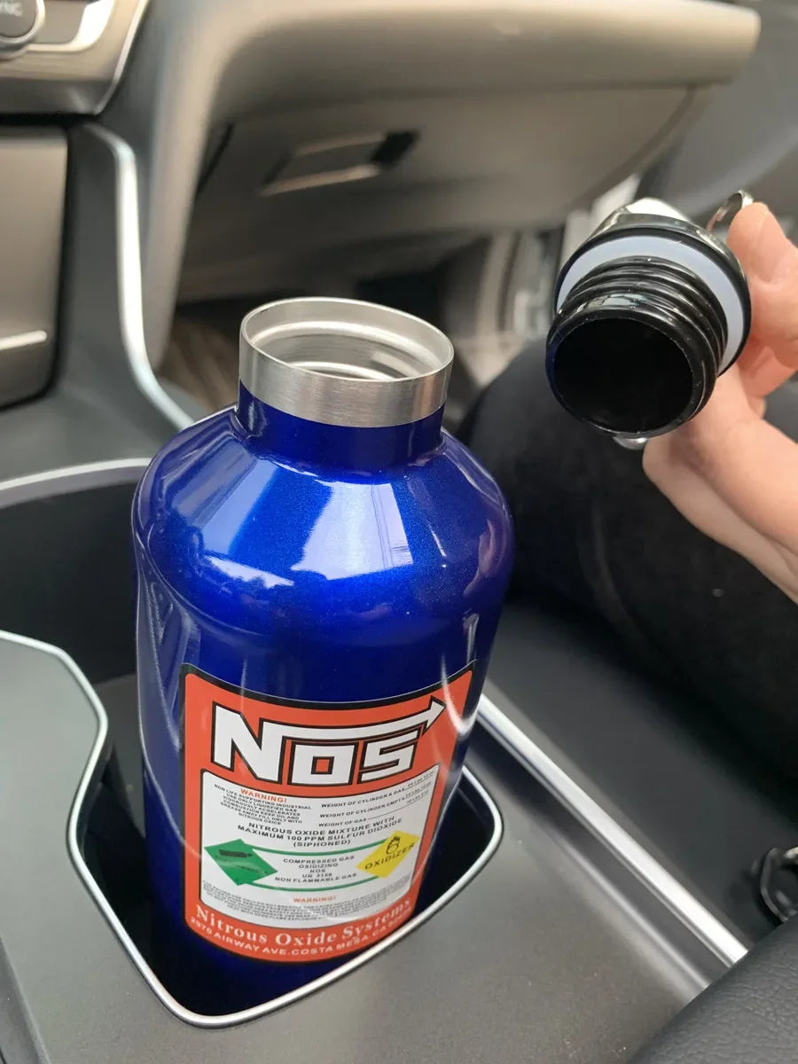Stainless Steel 500ml Vacuum Insulated Bottle with NOS-Style Design